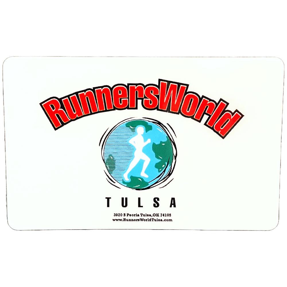 a RunnersWorld Tulsa gift card